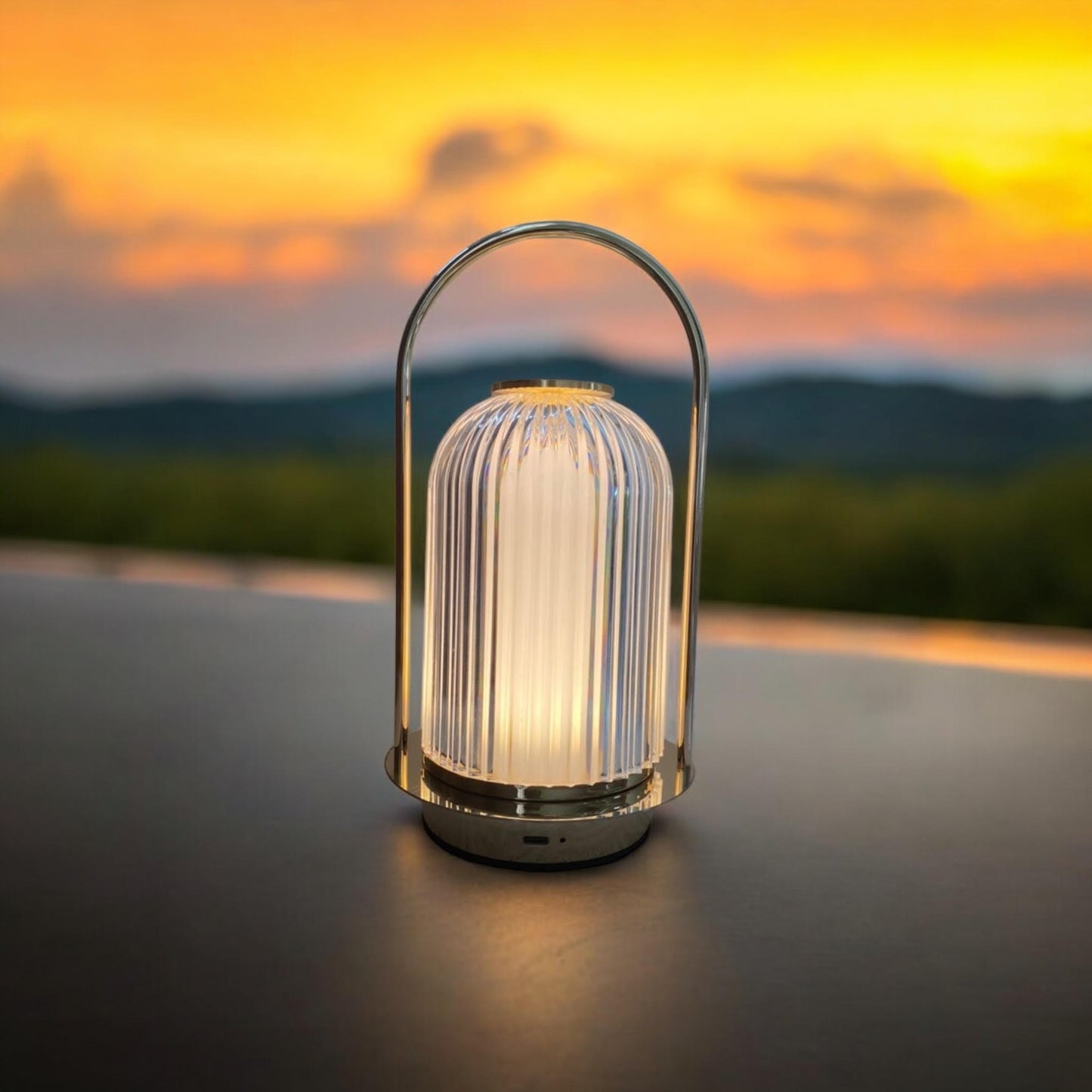 Art Deco Lantern Gold