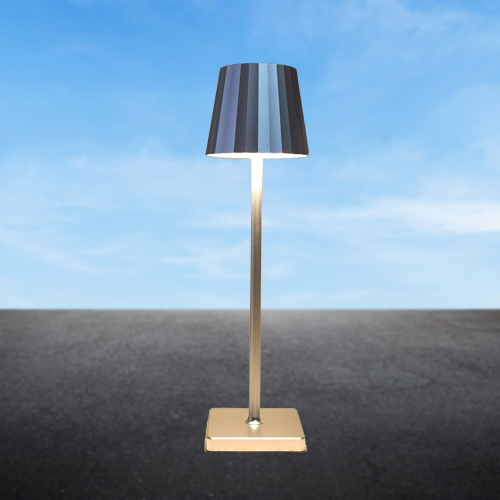 Geo Grey Lamp 32cm