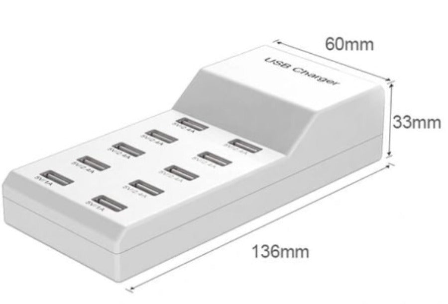 10 Port USB Charger