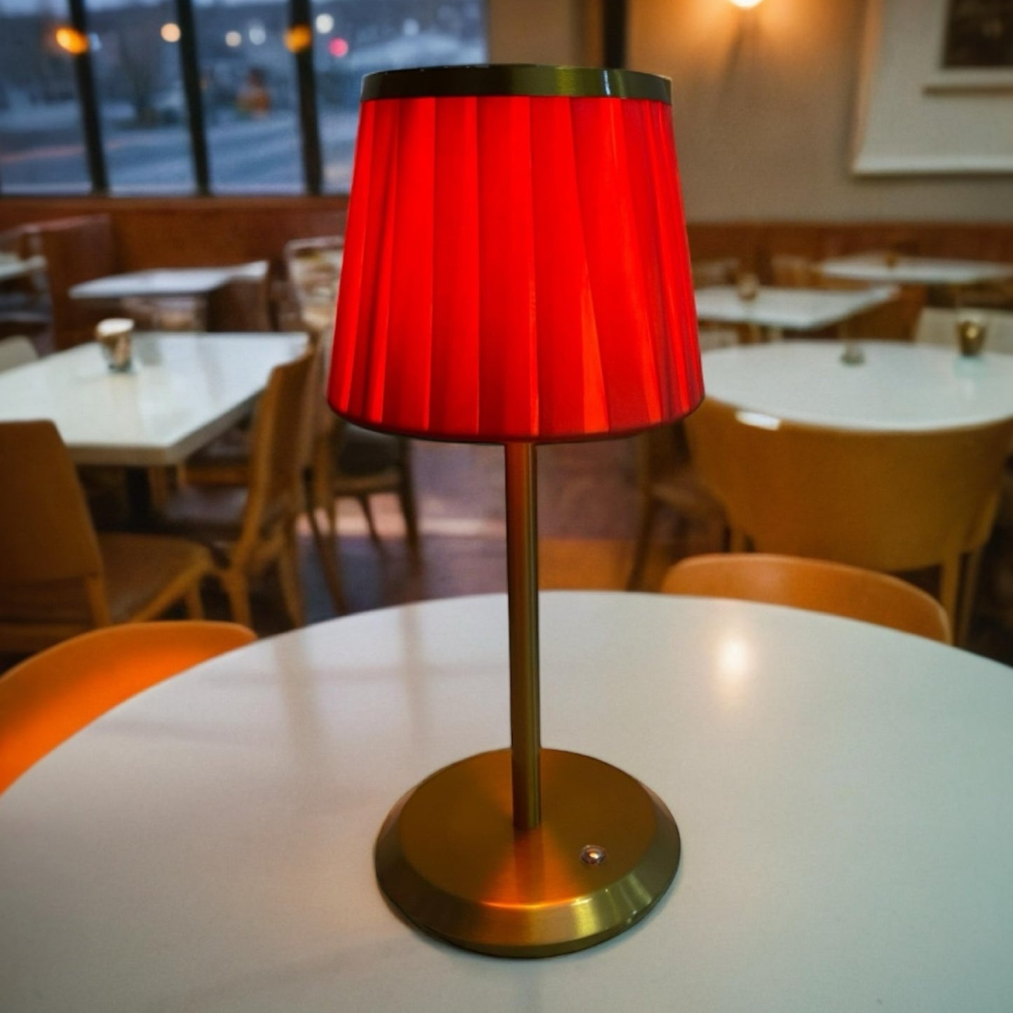 Speakeasy Lamp Red Shade